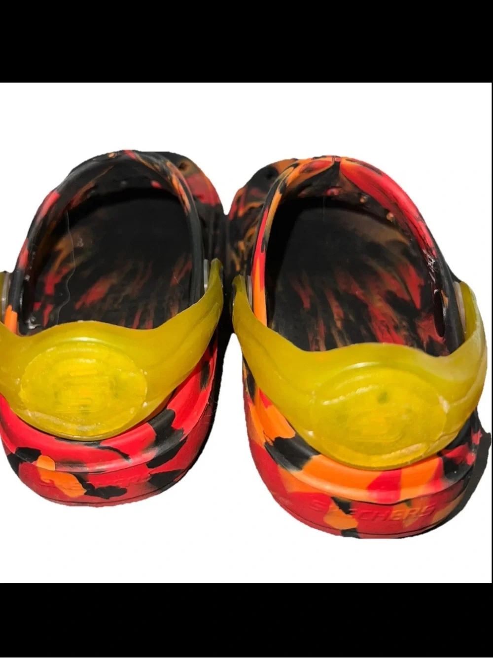 Skechers Foamies Swifters Transluminator Blaze Light Up Clogs Kids Size 7