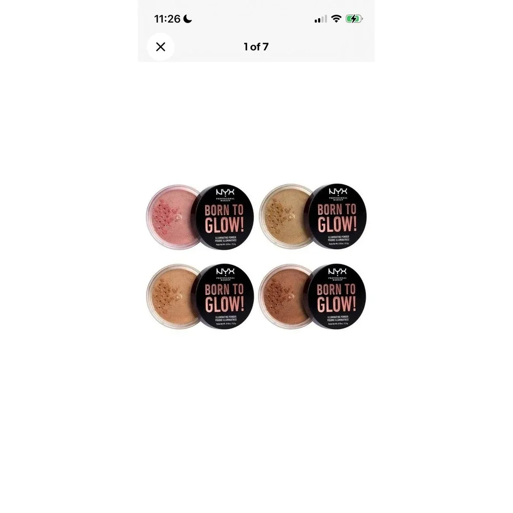 NYX born glow