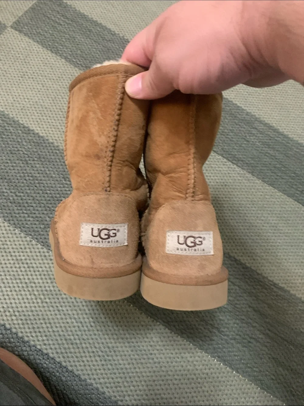 UGG Chestnut Suede Short Boots