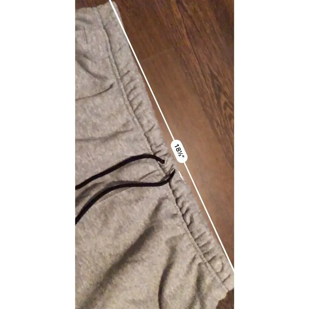 Men's Air Jordan Jumpman Grey Fleece Gym Shorts Training XXL~ Fast shipping!
