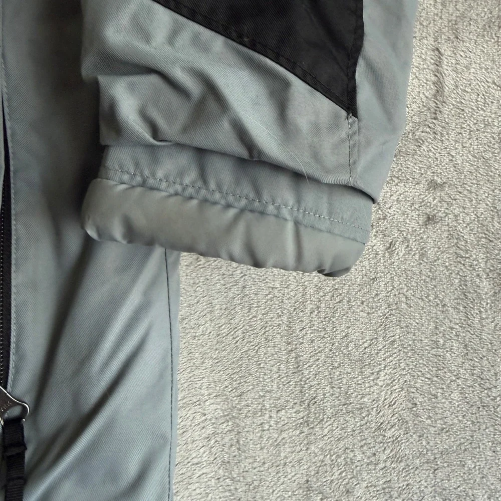 Columbia‎ Kids Grey Black Colorblock Outgrown Insulated Winter Hooded Jacket M