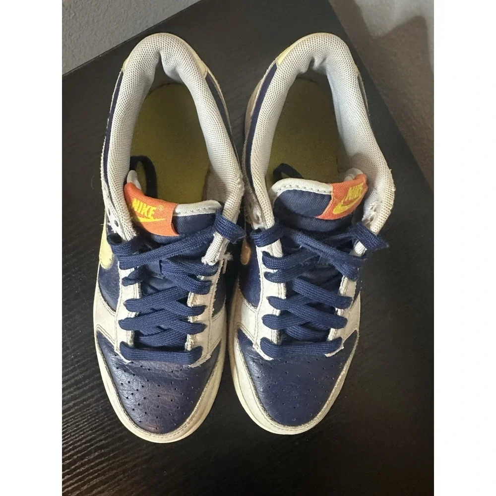 Nike Dunk Low UV Reactive RARE Shoes‎ Photon Dust Midnight Size 5.5Y / Womens 7