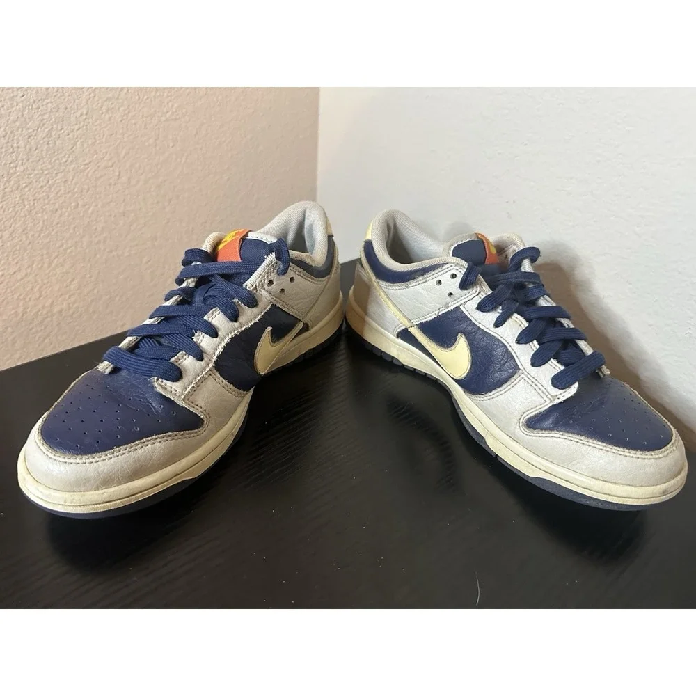 Nike Dunk Low UV Reactive RARE Shoes‎ Photon Dust Midnight Size 5.5Y / Womens 7