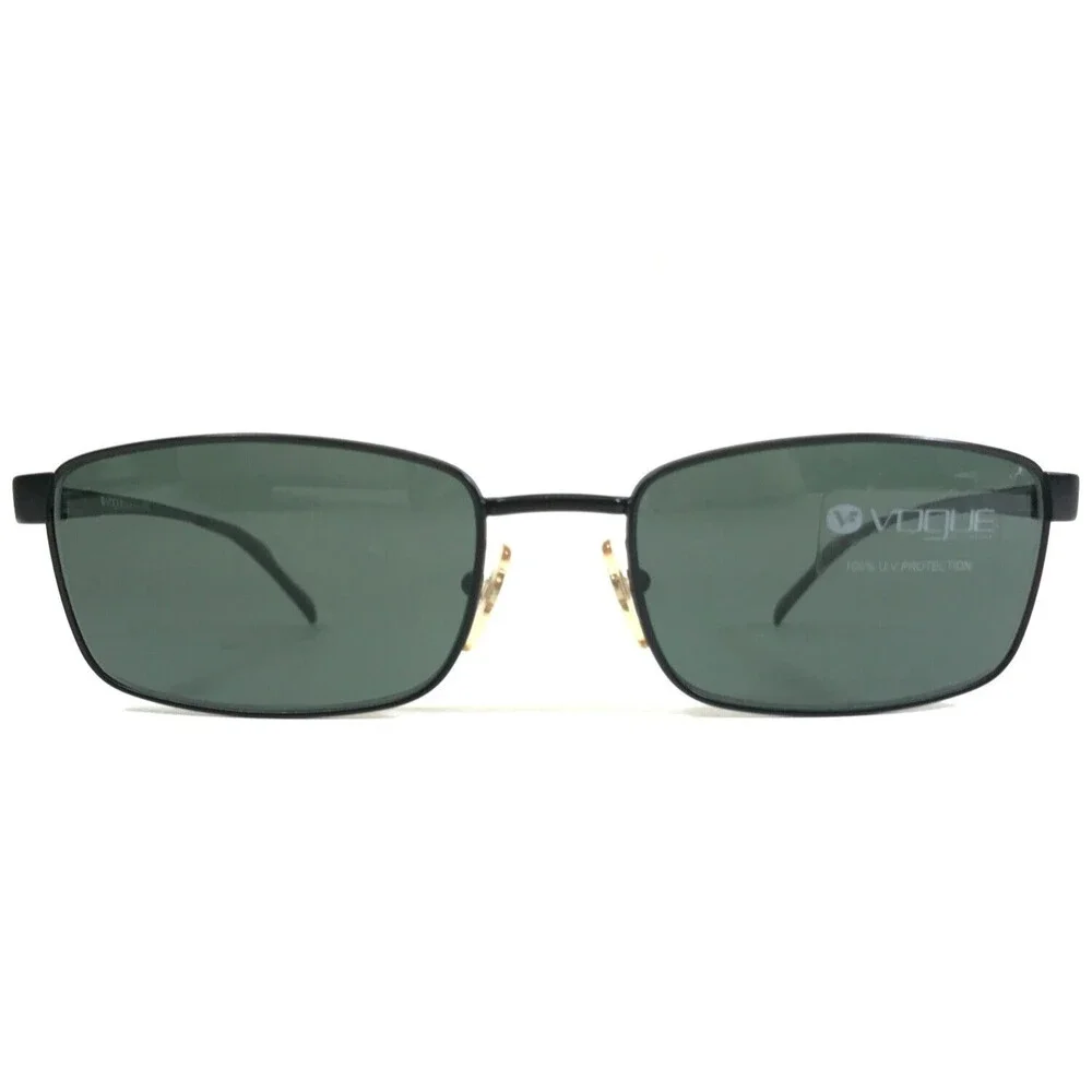 Vogue Sunglasses VO3431-S 352-S/6 Black Square Frames with Green Lenses
