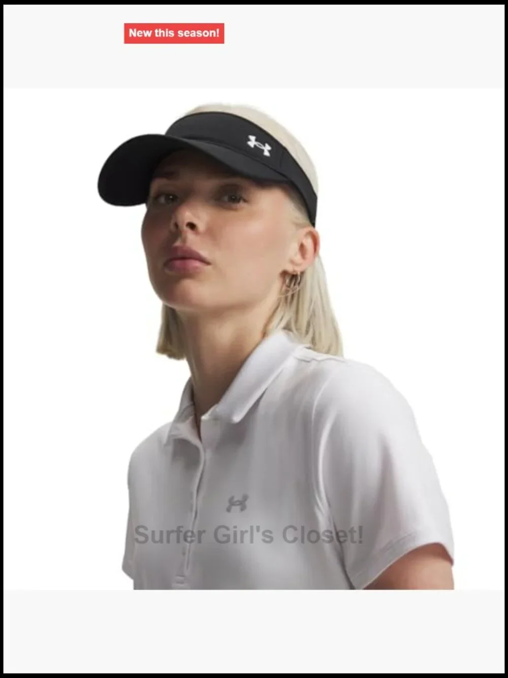 UV Protection Performance Visor with Sweatband