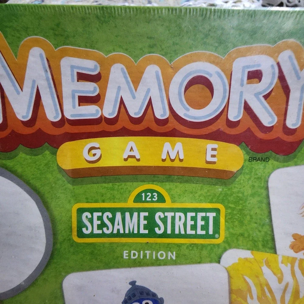Hasbro Sesame Street Memory Game 2011 Edition 36 Large Cards Preschool Ages 3+
