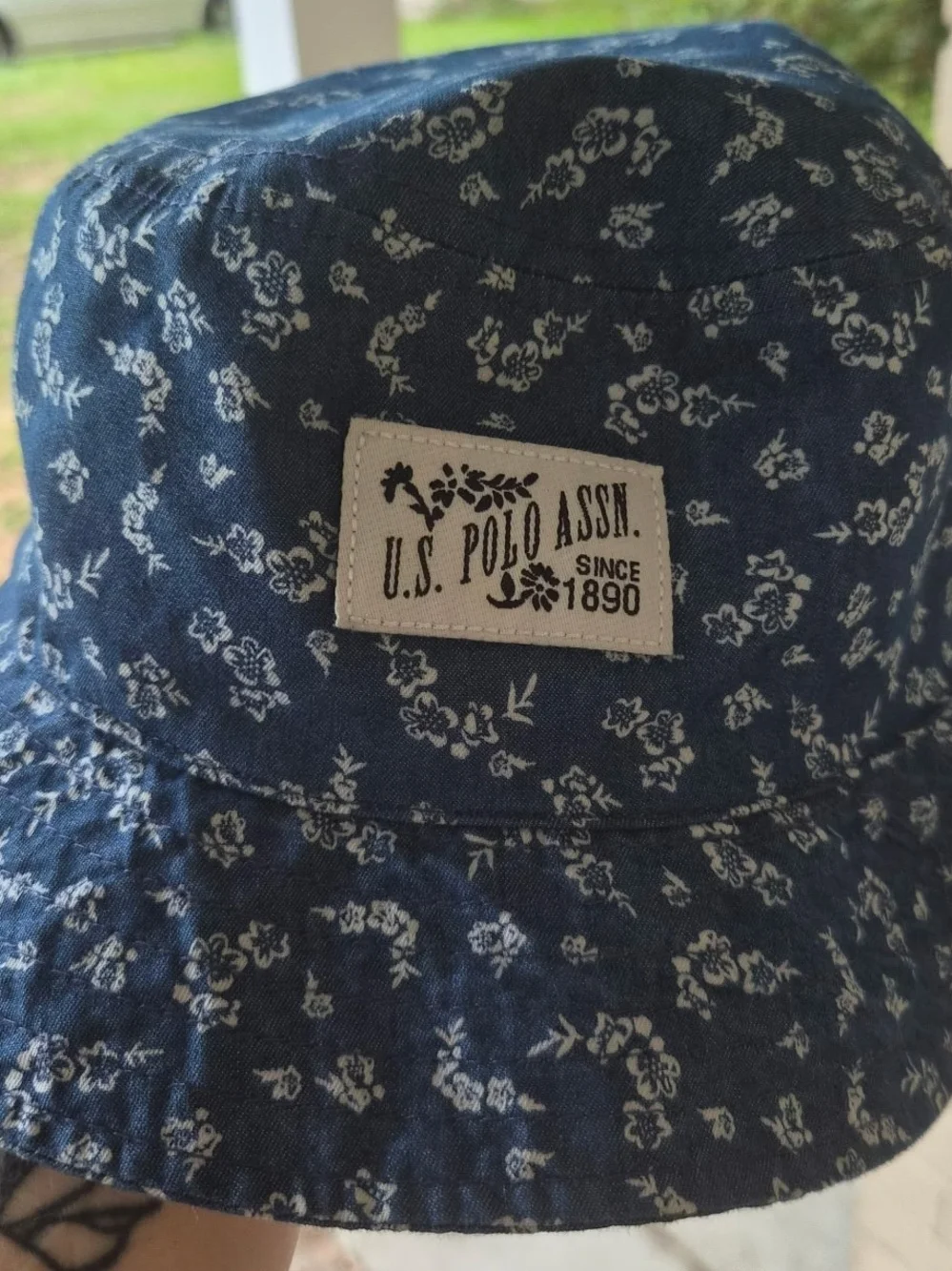 U.S. Polo Assn. Navy Floral Bucket Hat