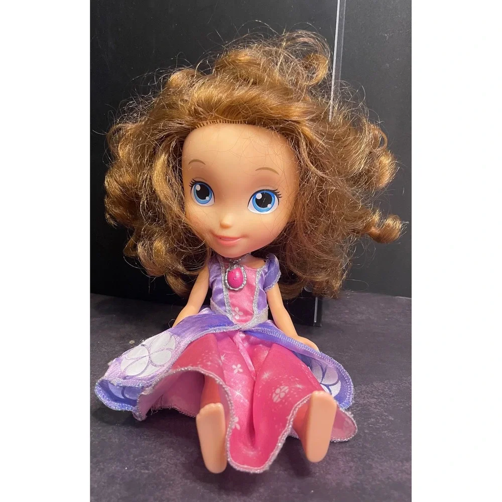 Disney Princess Belle Jakks Pacific Doll 14in & Sofia the First Doll Yellow‎