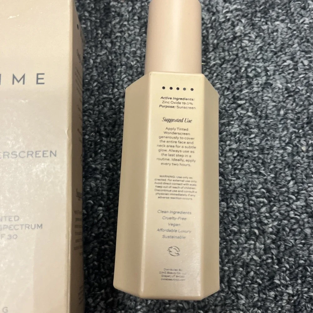 DIME Beauty Tinted Glow Wonderscreen‎ SPF 30 1.76 Oz Exp 09/2026