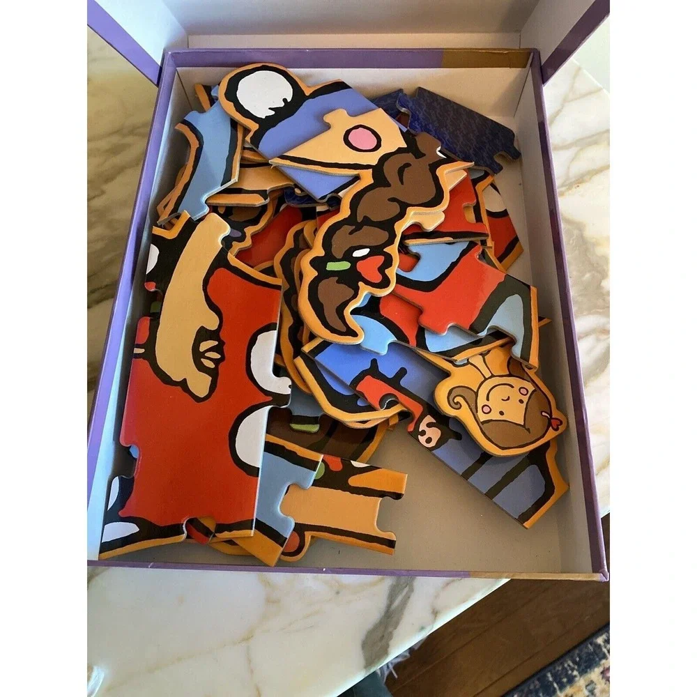 Djeco 27-Piece Stylish Lili Giant Puzzle For Ages 4+‎