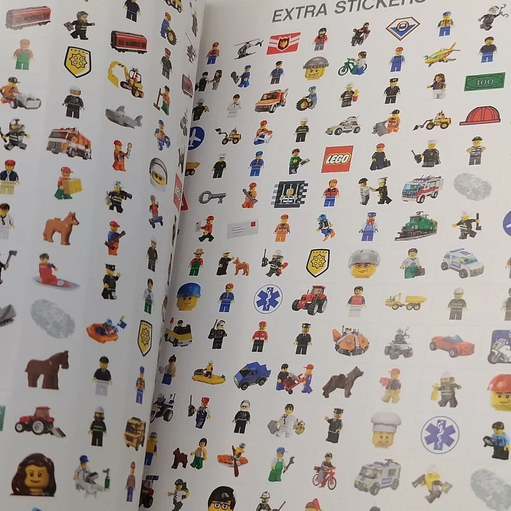 LEGO CITY Ultimate Sticker Collection 1000+ Reusable Stickers Activity Book 2011