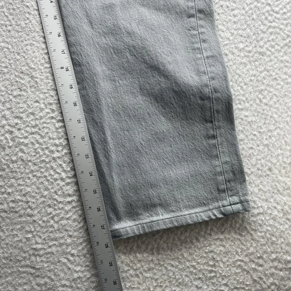 Levis 501 Jeans‎ Mens 38x28 (Tag 38x29) Gray Button Fly Straight Leg 100% Cotton