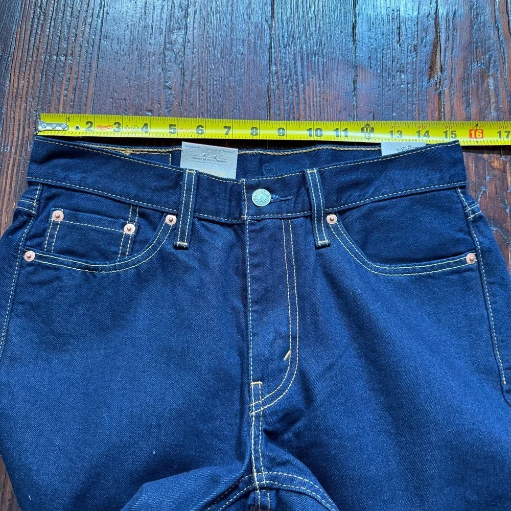 NWT Levis 514 Jeans Mens 30x30 Blue Dark‎ Wash Straight Leg Stretch Denim Pants