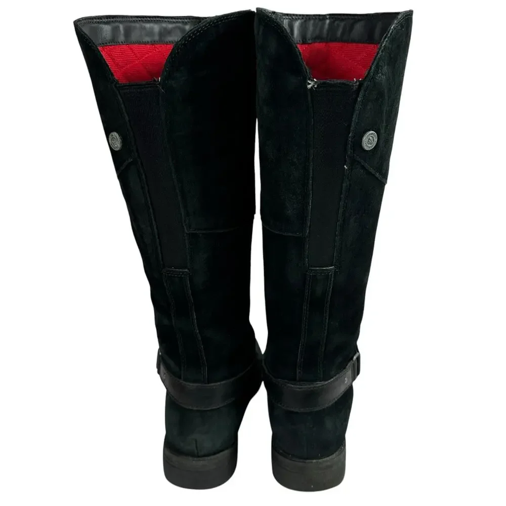 The North Face likely suede