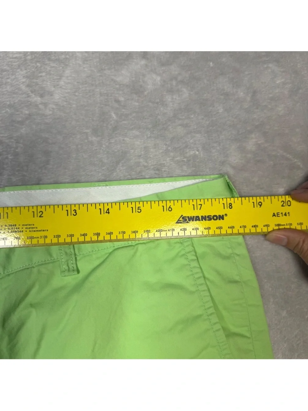 Polo by Ralph Lauren Mens Size 36 Lime Green Cotton Shorts Casual‎ Chino Golf