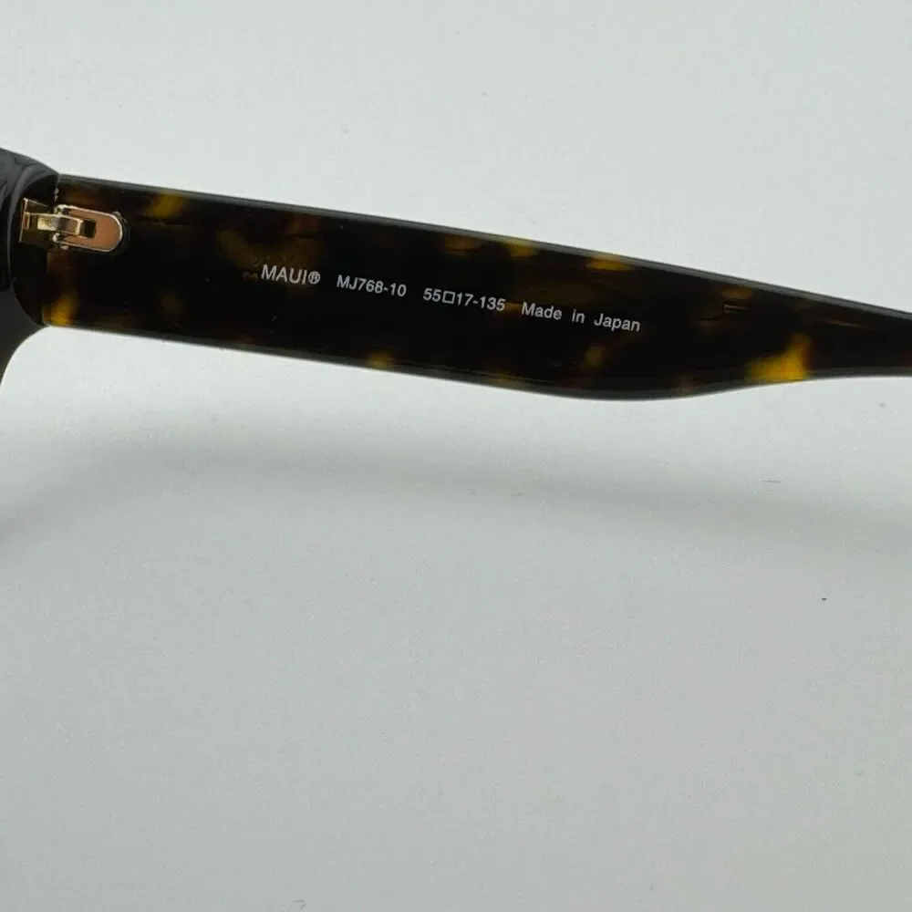 Maui Jim Japan CANNA MJ768-10 54-18-135 Tortoise Plastic Sunglasses Frame H12449