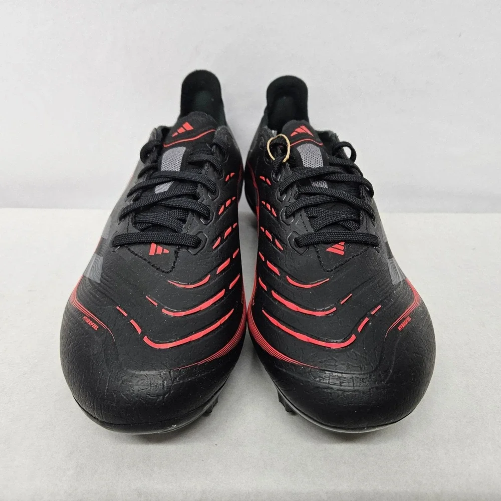 Adidas Predator‎ League FG/MG Soccer Cleats ID1328 Black Grey Red Men's Sz 7