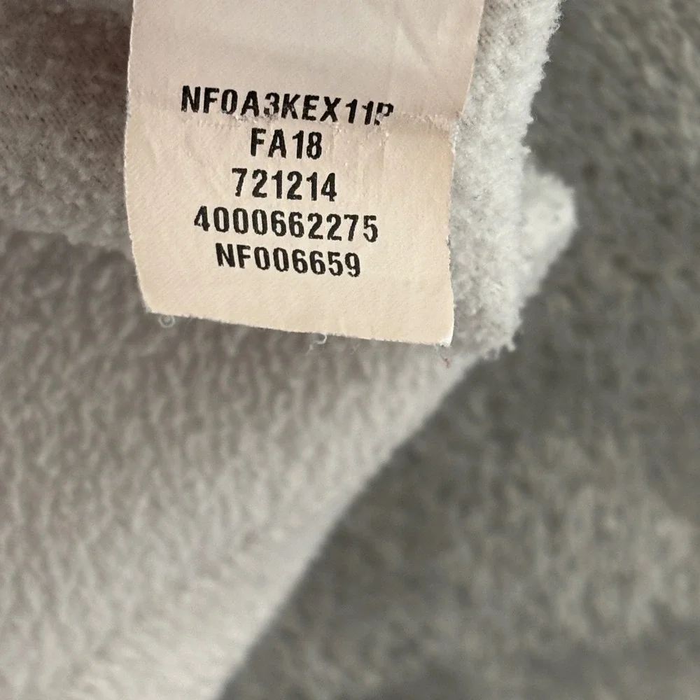 The North Face 1/2 Zip‎ Fleece Pullover Mens XL Green Off White Yellow Pockets