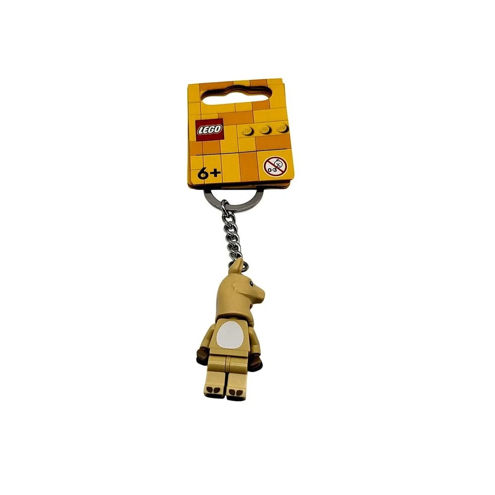 LEGO 854081 Camel Costume‎ Guy Keychain Beige Minifigure 6349102 New Art Toy