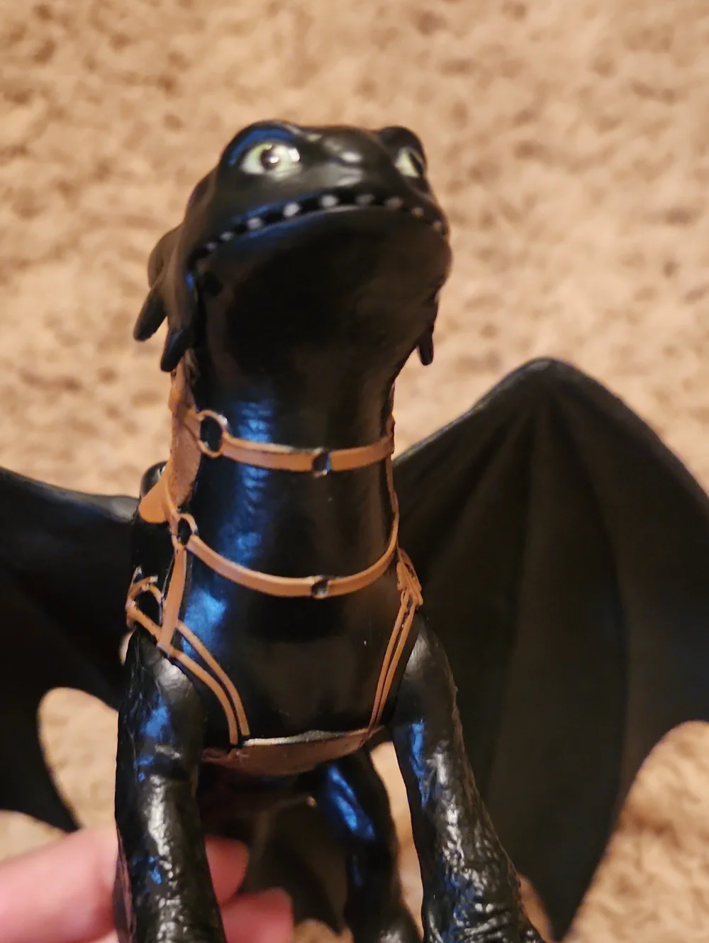 Toothless How To Train Your Dragon Black and Brown Dragon Figure Toy
