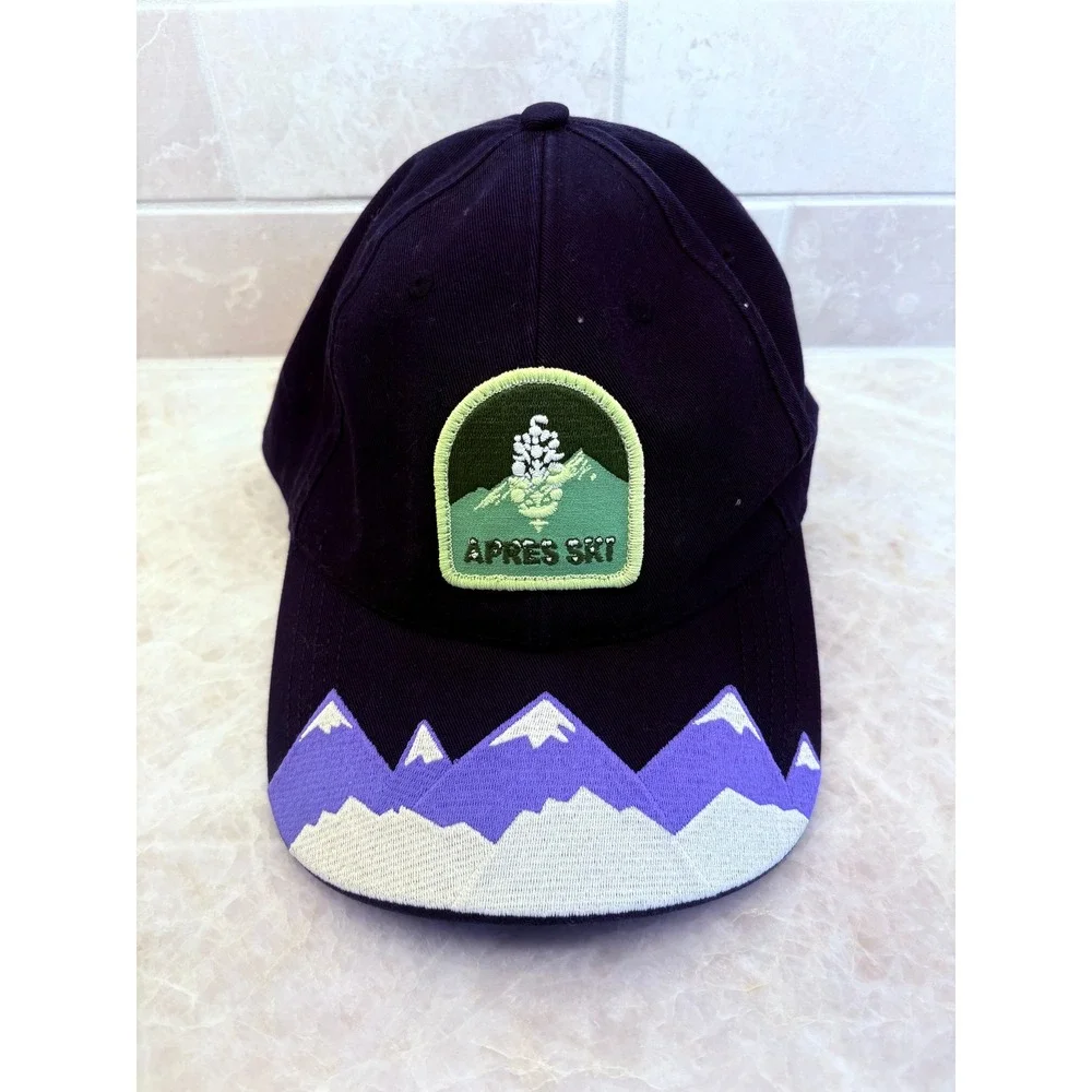 FP Movement American Needle Apres Ski Mountain Navy Blue Baseball Hat Cap NWT