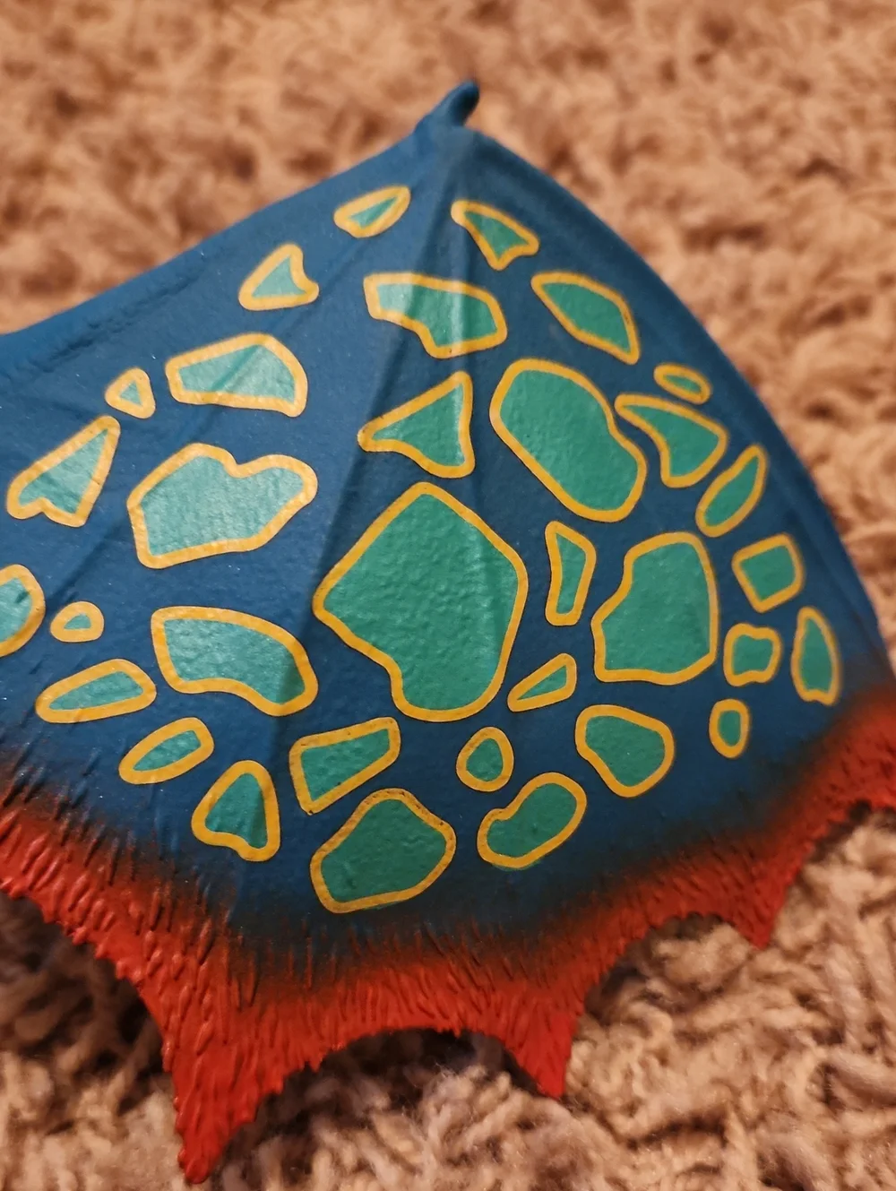 How To Train Your Dragon Deadly Nadder Blue Dragon Figure with Teal & Orange