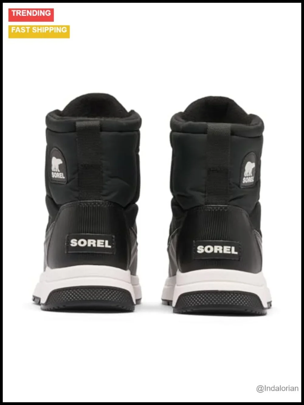 Waterproof Winter Snow Boots with 200g Insulation and Lace-Up Closure