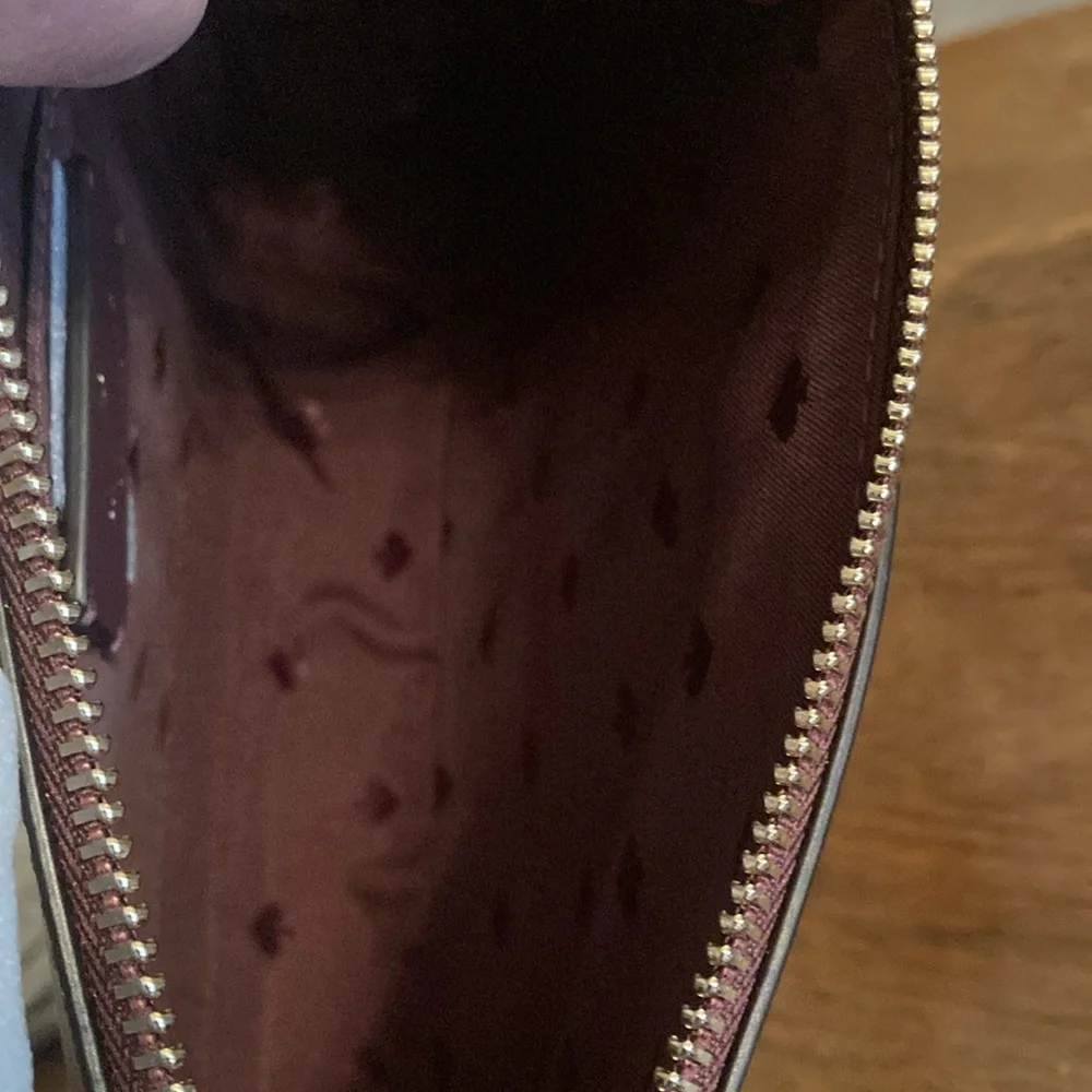 kate spade flash glitter cherrywood crossbody bag NWT