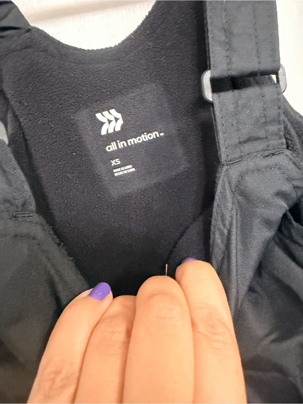all in motion easy front bib