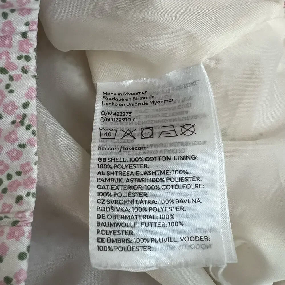H&M ivory white