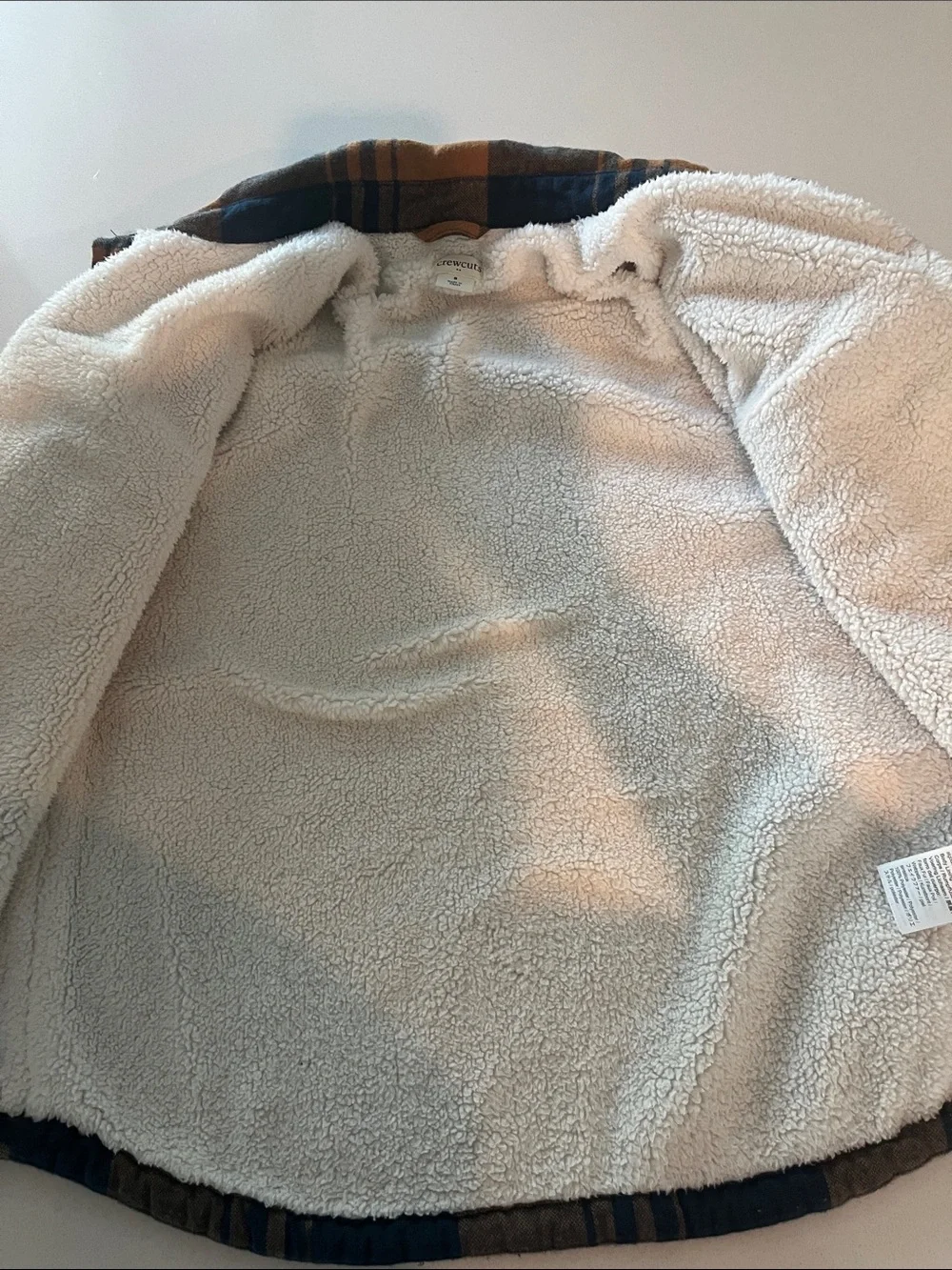 Crewcuts plaid button