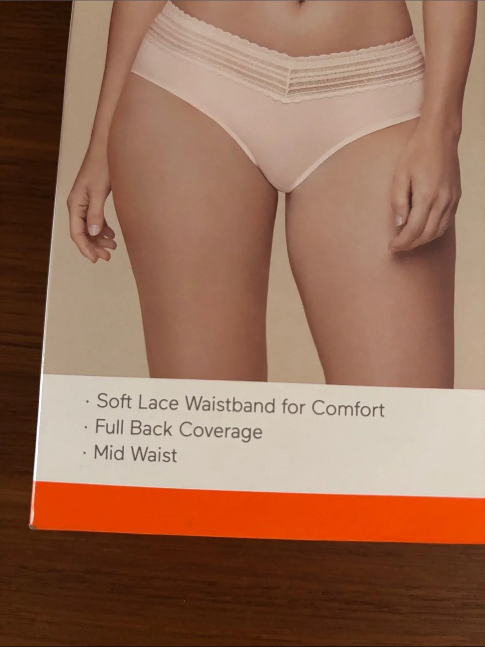 WARNERS MICROFIBER AND LACE HIPSTER PANTIES