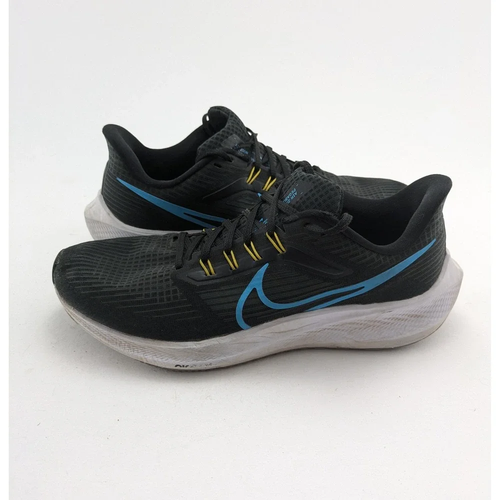 Mens Nike Air Zoom PEGASUS 39 Black Athletic Running Shoes DH4071-002 Size 9.5