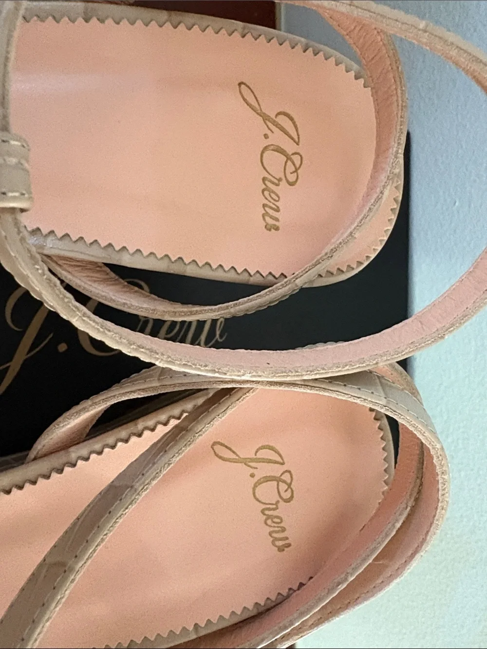 J. Crew fit insole toned
