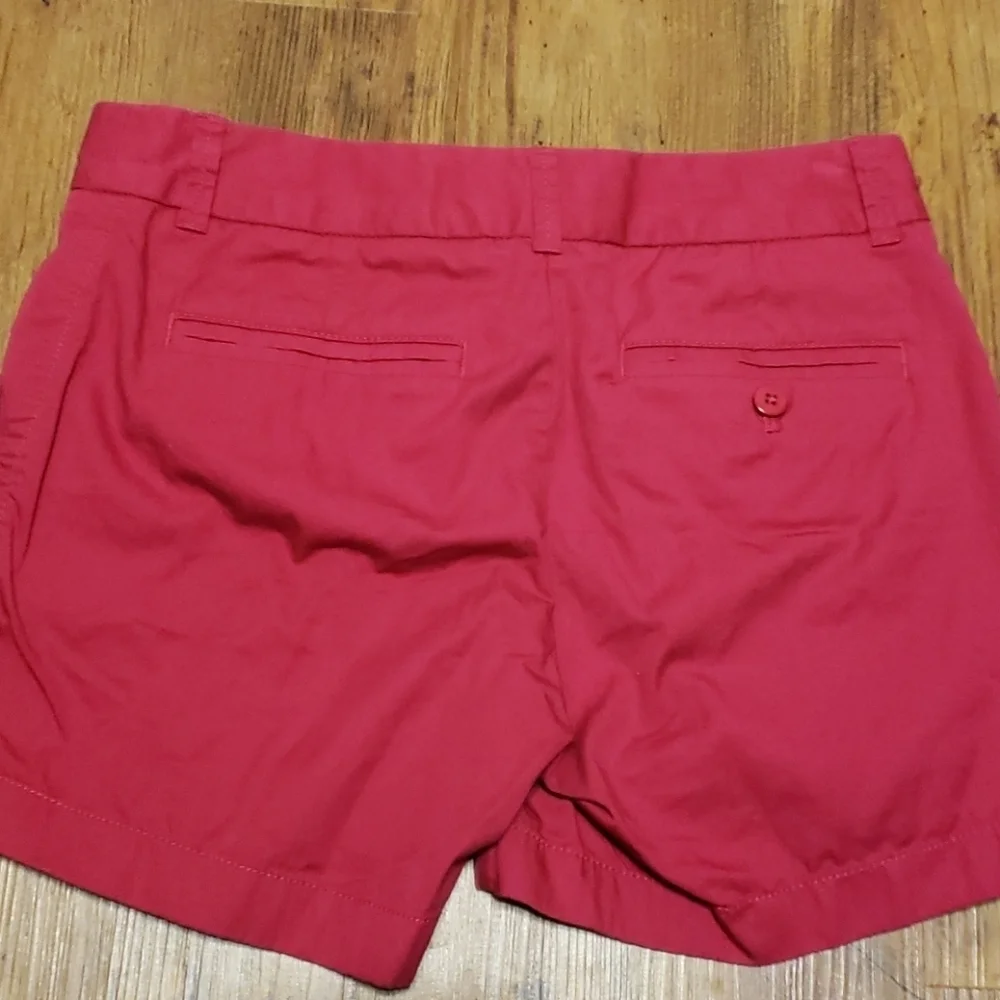 J crew dark pink cotton lived in chino short