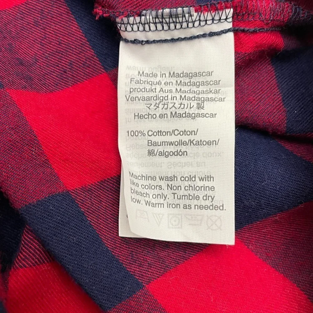 J. Crew red navy size