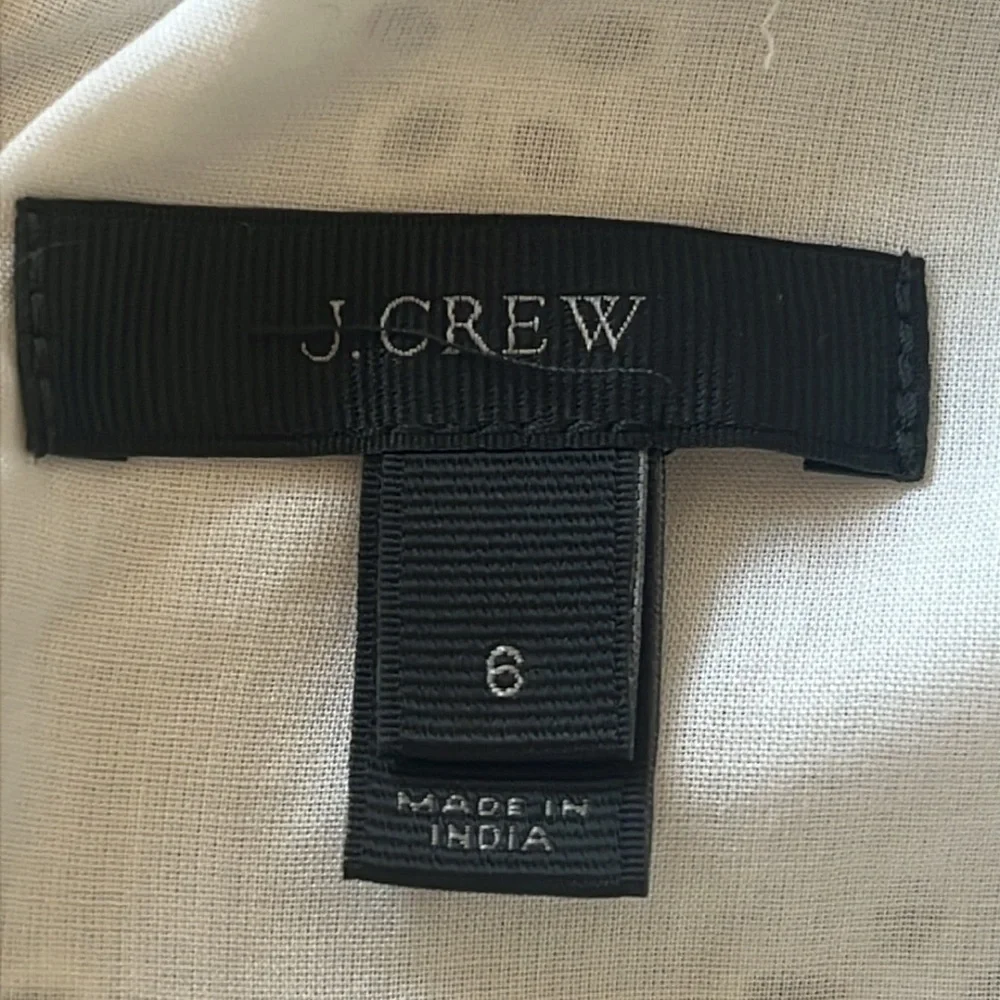 J. Crew Cream Eyelet Dress