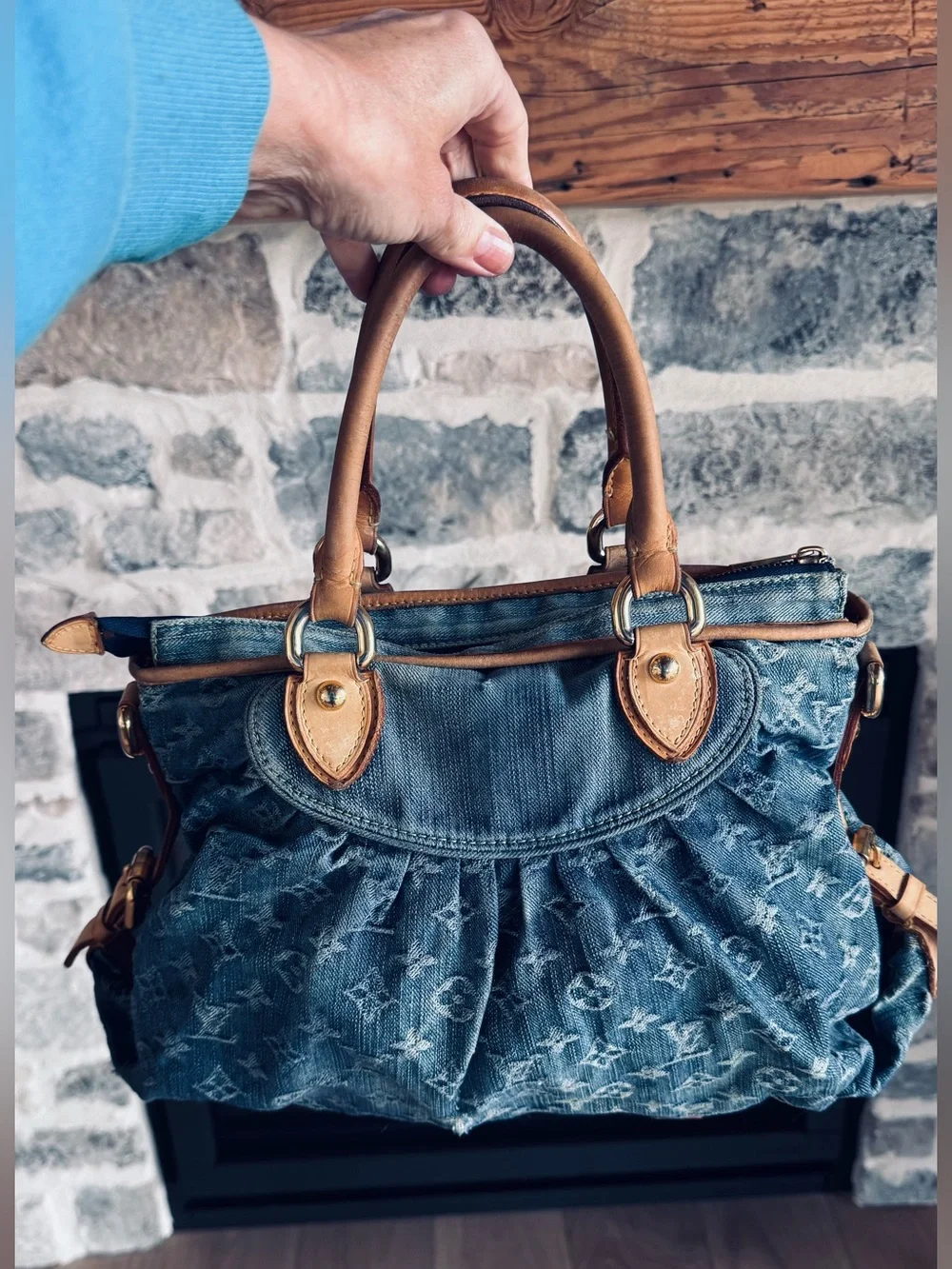 Louis Vuitton Monogram Denim Neo Cabby MM