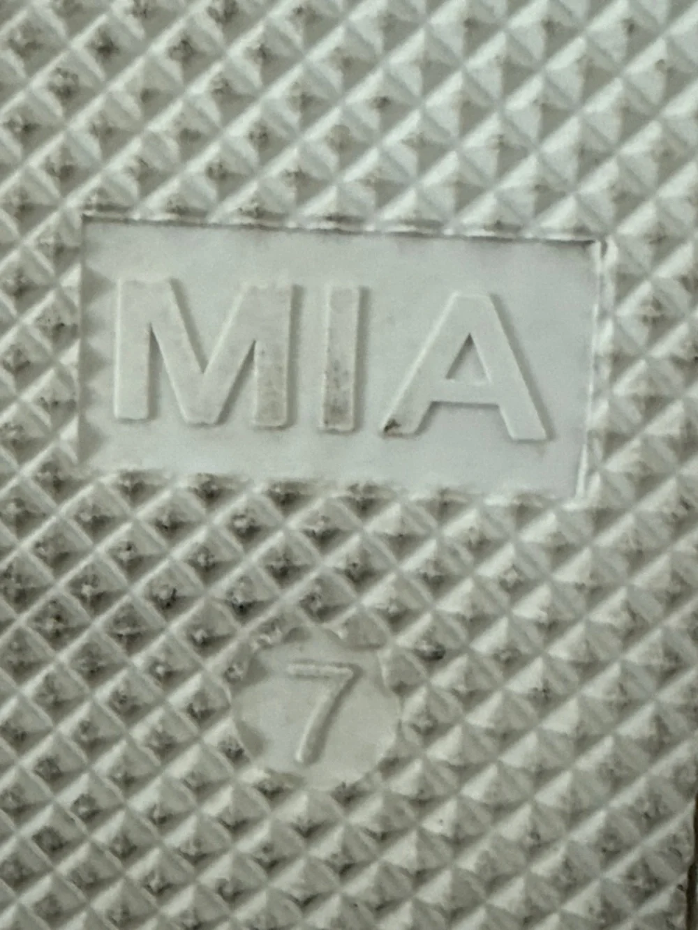 MIA Black Platform Sandals Size 7
