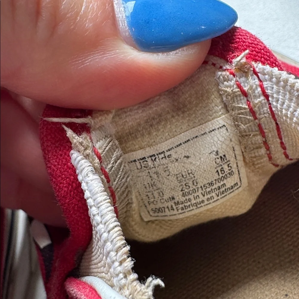 Vans kids slip