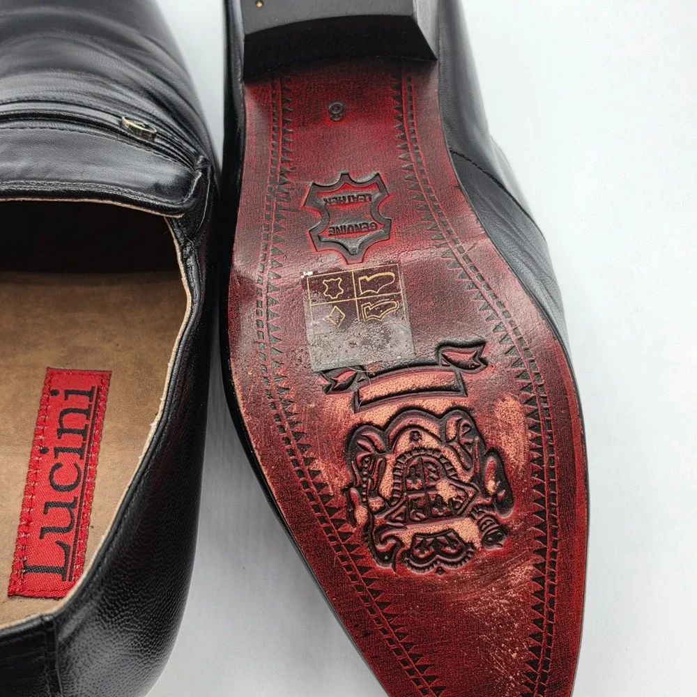 Lucini vamp side heel