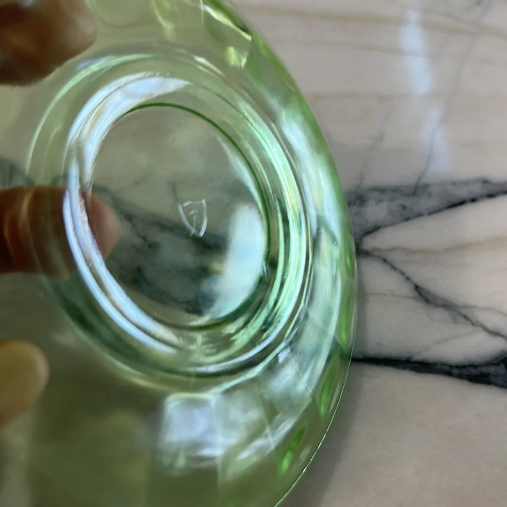 Vintage uranium glass
