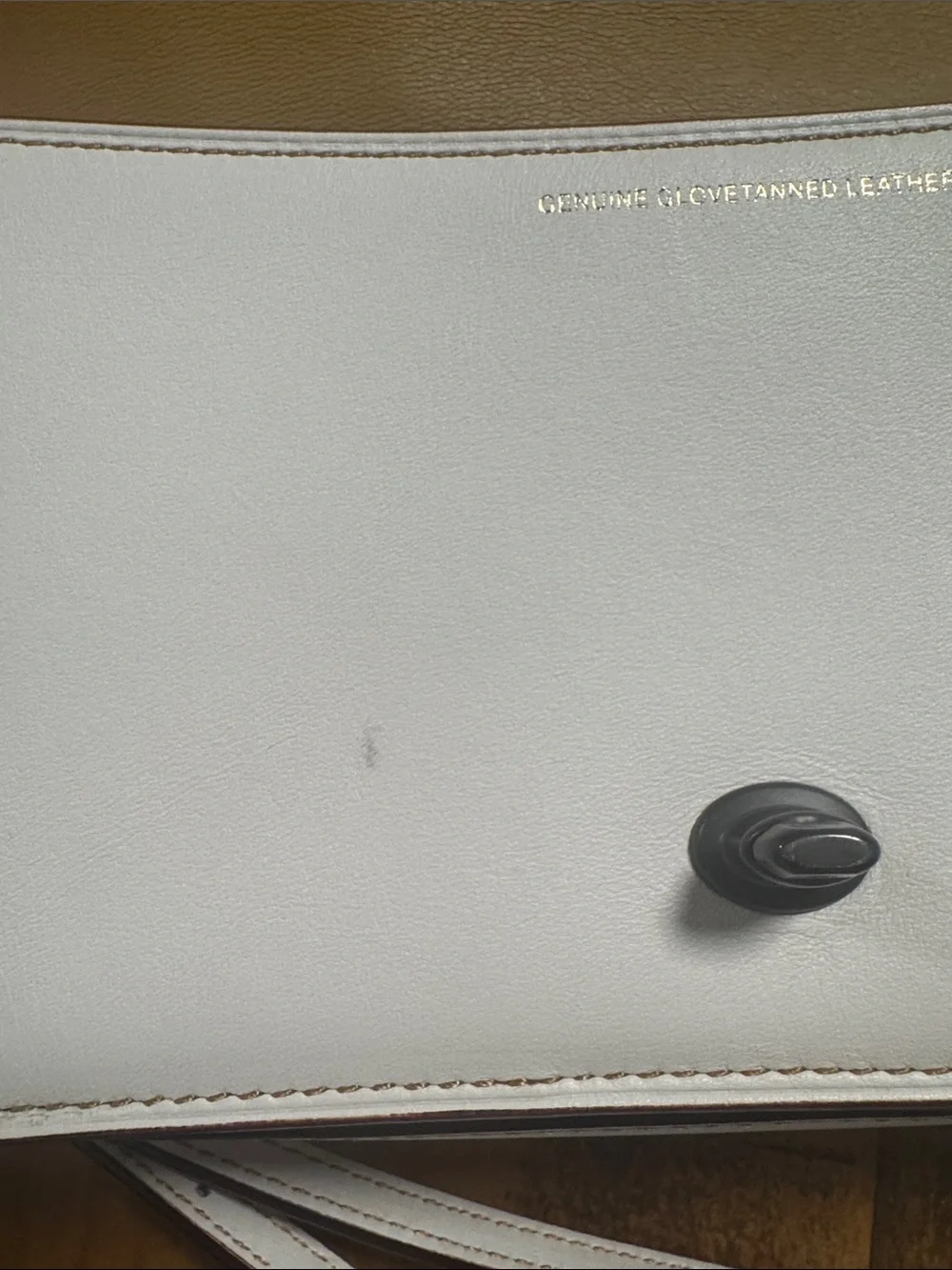 Coach white crossbody