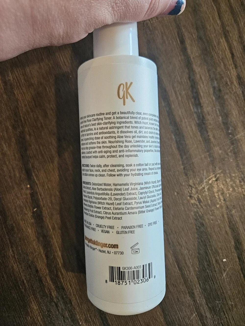 Georgette Klinger lightweight packaging