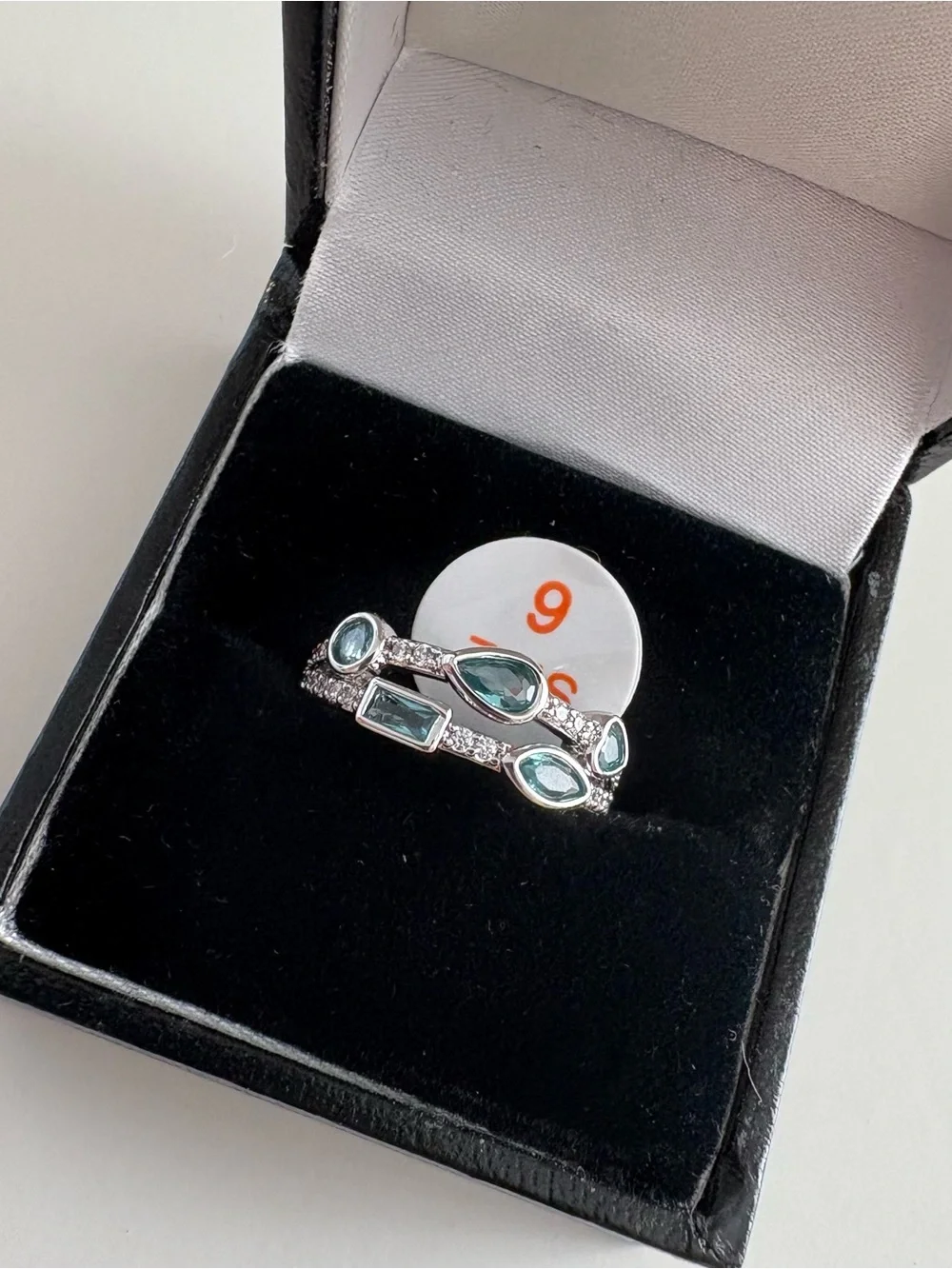 Bomb Party ring rhodium rg34615