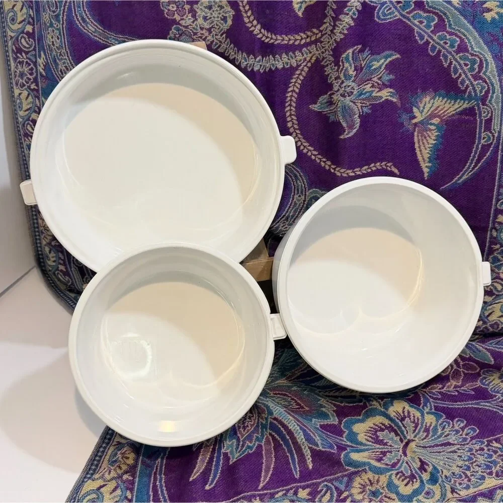 3 Piece Stunning Vintage Princess House Nouveau 3 Pc Heavy French Cookware Set
