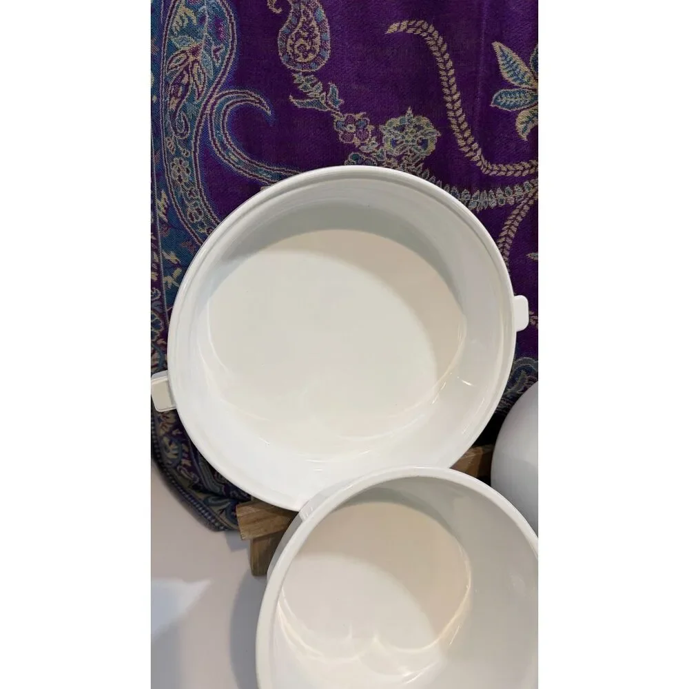 3 Piece Stunning Vintage Princess House Nouveau 3 Pc Heavy French Cookware Set