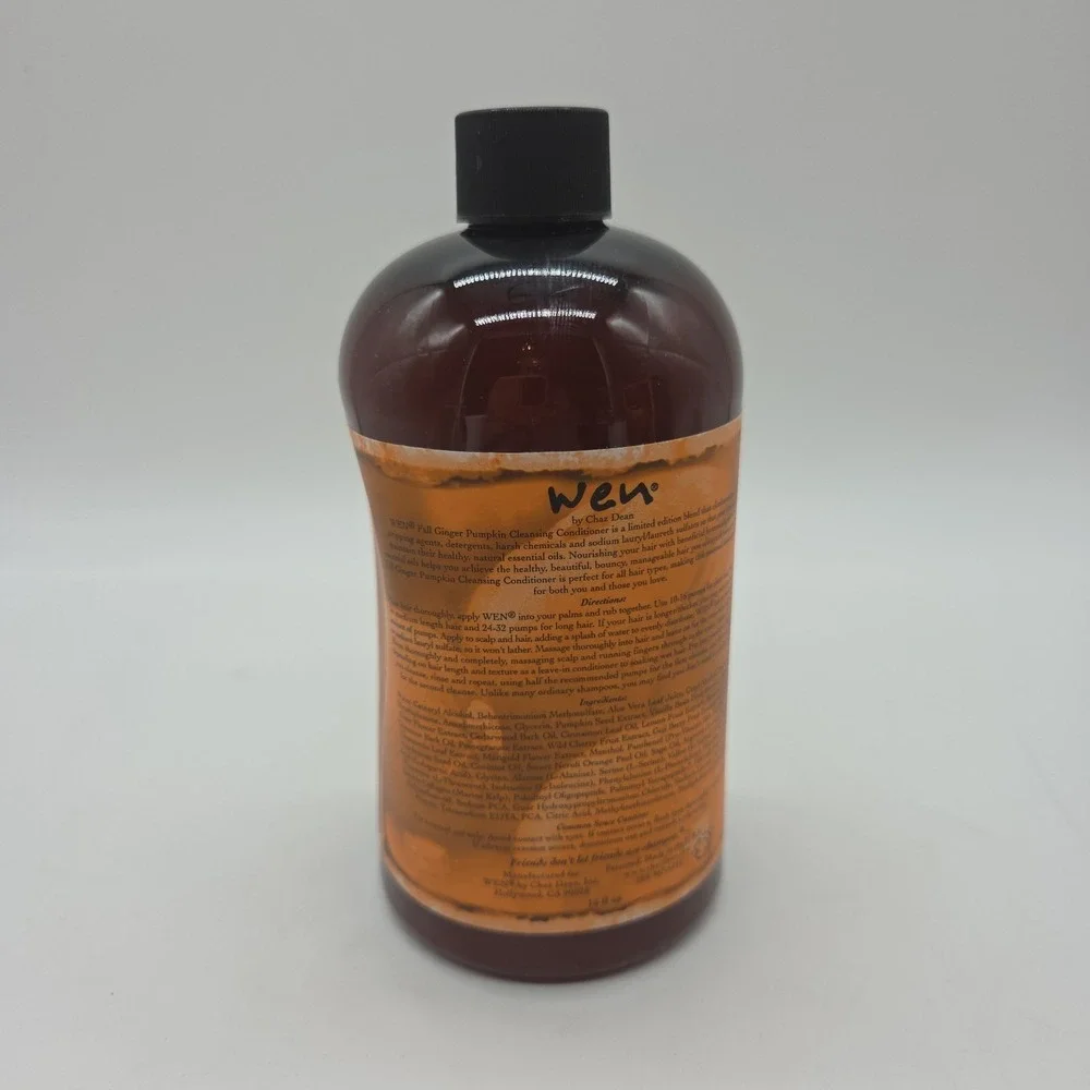 WEN Fall Ginger Pumpkin Cleansing Conditioner 16 oz NEW IN BOX