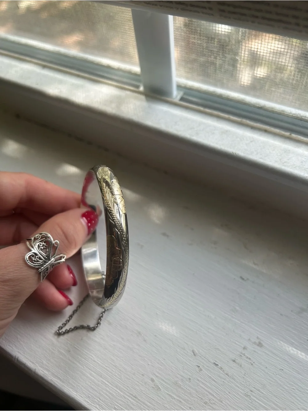 N/A polished silver