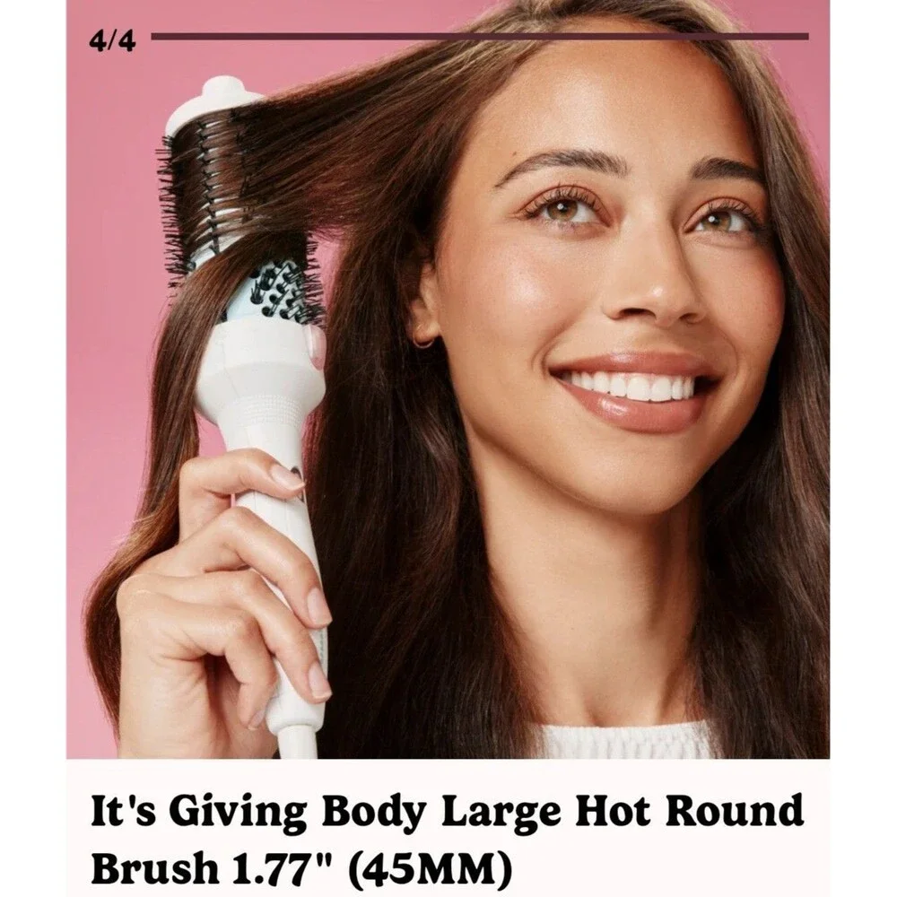 Mane It's Giving Body Hot Round Brush bounce Blowout 38MM Curler Dry